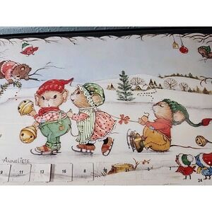 Vintage Annliese Christmas 3D Advent Calendar By‎ George Moldow, Denmark